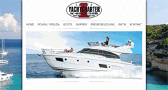 Desktop Screenshot of charter-rovinj.com